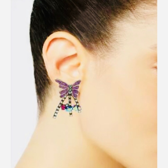 New 🦋Betsey Johnson Butterfly Earrings - Picture 6 of 9